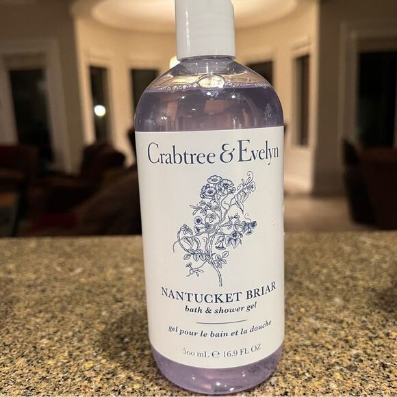 CRABTREE &EVELYN NANTUCKET BRIAR BODY LOTION, BODY WASH (2PIECES) 16.9FLOZ EACH - Picture 4 of 5
